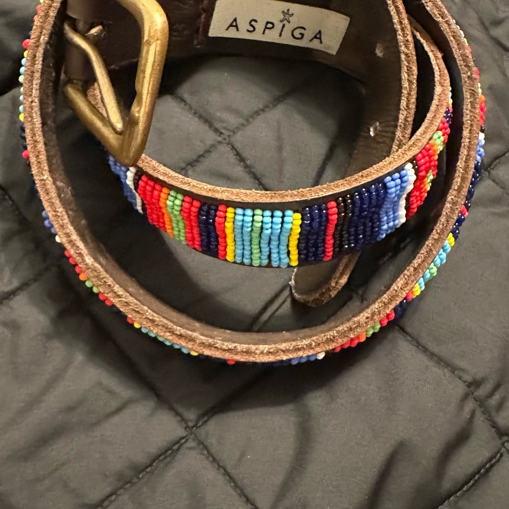 Multicolor Beaded Belt